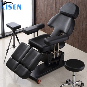Kisen Hot Sale Luxury Beauty Salon Electric Spa <b>Bed</b> No Motor Metal Base Tattoo Massage <b>Table</b> White Black Green <b>Lash</b> <b>Bed</b> - Product Image 2