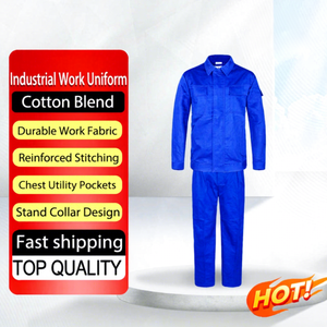 ชุดป้องกันสารเคมี AmpsafeX สีน้ำเงิน ปรับแต่งได้ ทนกรด ด่าง และทนไฟ สำหรับงานป้องกันอันตราย ขนาดปกติ - Product Image 1