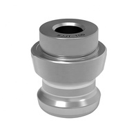 SJJT-10D Goupilles de serrage en acier argenté de haute précision 25 mm à cône court pour connexion ajustée pour palettes, pièces et dispositifs