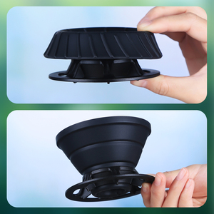 Filtre à café pliable en silicone pour camping en plein air, portable, pour café filtre - Product Image 4