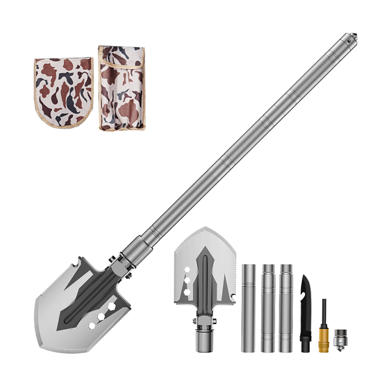 Мультитул KingGear для кемпинга на природе, портативная Военная Складная лопата для охоты, кемпинга, пешего туризма, рыбалки