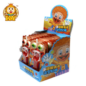 Anufacturer-Bola de ojo y forma de lengua, venta al por mayor de aperitivos y dulces de gominola, juguetes de caramelo de goma con sabor afrutado - Product Image 5