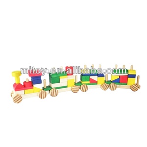 Bloques de construcción de varios estilos de alta calidad, coche de juguete de madera, juguetes educativos de madera para niños - Product Image 2