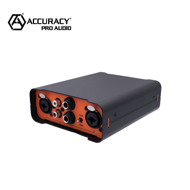 Accuracy Pro Audio DB-30 Direct Injection Audio Box Noise Elimination Passive 3-Way DI Box