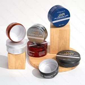 Free Design 100ml Hair Wax Jar Aluminum Tin Can for Cosmetic <b>Body</b> <b>Scrub</b> Packaging - Product Image 4