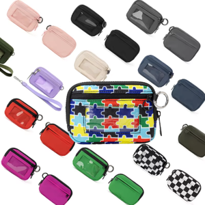 Custom Key Bag <strong>Women</strong> Journey Clippable ID Wallet Pouch Purse Coin Purse Mini Pouch Change Wallet <strong>with</strong> Keychain Ring <strong>Holder</strong> - Product Image 1