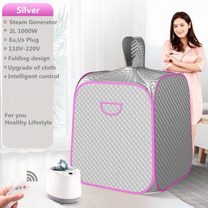 ساونا كهربائية صغيرة متنقلة 3.0L W مع كابينة التخلص من السموم والرطب مع مدفأة حمام سباحة أكريليك بشكل رئيسي - Product Image 4