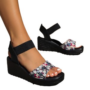 Sandalias Romanas de Plataforma con Tacón de Cuña, Moda Europea y Americana, Nuevas para Primavera, Verano e Invierno, Casuales, Tallas Grandes para Mujer - Product Image 3