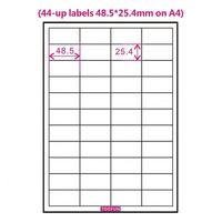 Jinya A4 étiquettes adhésives 8.5x11 pouces papier 24up par feuille avec code à barres Laser imprimante à jet d'encre autocollants compatibles étiquette d'expédition