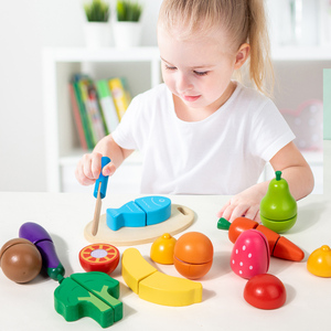 Hot New Arrivals Best-Selling Fruit and Vegetable Chopping Manufacturer Direct Sale Educational Wooden Toys For Boys Girls - Product Image 3