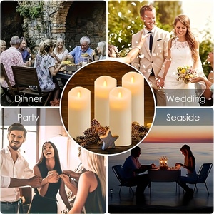 <span class=keywords><strong>Candele</strong></span> LED Senza Fiamma per Interni ed Esterni 24/72 con 4 Telecomandi e Timer per <span class=keywords><strong>Halloween</strong></span>, Matrimoni e Festività - Product Image 6