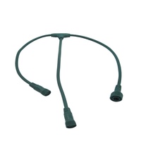 AOHUA Personnalisé Éclairage LED T Splitter 2-6 Noyaux Faisceau de Câbles Moulé T Connecteur IP65 Led Connecteur Pour Extérieur Intérieur