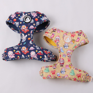 Ensemble harnais pour chien réglable en maille respirante OEM accessoires métalliques colorés réversibles harnais de course pour chiens - Product Image 2