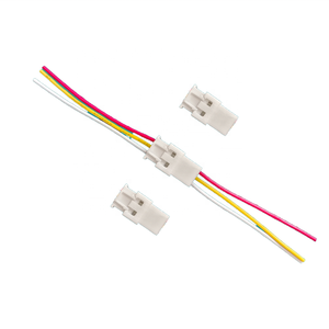 Jst xhr 2.54mm <span class=keywords><strong>3</strong></span>-pin Micro dây nối 50mm cáp mở rộng AWG 26 nam cắm nữ ổ cắm 2.5mm Pitch Brass địa chỉ liên lạc cho PCB - Product Image 1