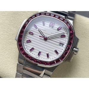 Reloj Impermeable de Súper Calidad, 40 mm, Acero, Movimiento de Diamante, Esfera Blanca de Buceo, 8.5 mm - Product Image 4