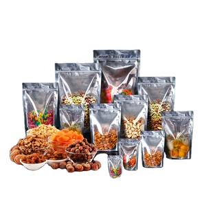 Food Grade Reusable Zipper Bag Aluminized Plastic Bag for Food and Drinks