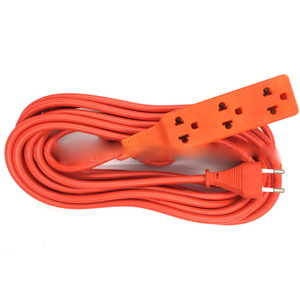 Câble d'extension à usage extérieur <span class=keywords><strong>Orange</strong></span> Euro 2 Round Pin <span class=keywords><strong>Plug</strong></span> avec SJT 2/16AWG terminé par une prise de courant à 3 pôles - Product Image 4