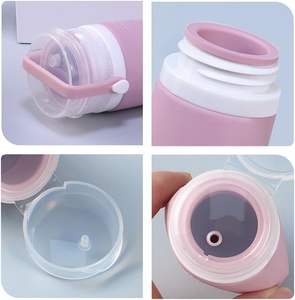 Botella de Silicona Portátil para Recargar Champú, 30 ml, 90 ml, Juego de Botellas de Viaje para Cosméticos, Kit de Botellas Vacías para Artículos de Aseo - Product Image 3