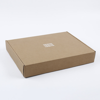 Cajas de Envío Ecológicas al por Mayor, Rígidas, de Cartón Corrugado Kraft con Relieve para Calcetines y Pieles, con Logotipo Personalizado