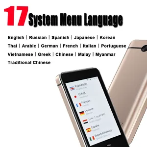 M9 traduttore portatile intelligente aggiornamento interprete vocale istantaneo supporta 16 lingue Offline in tempo reale connettività <span class=keywords><strong>WiFi</strong></span> - Product Image 2
