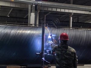 Tubería de Acero SSAW de Alta Calidad ASTM A252 GR.3 de 1800 mm con Recubrimiento 3PE Anticorrosión para Soldadura <span class=keywords><strong>y</strong></span> Corte en Estructuras de Muelles Marinos - Product Image 2
