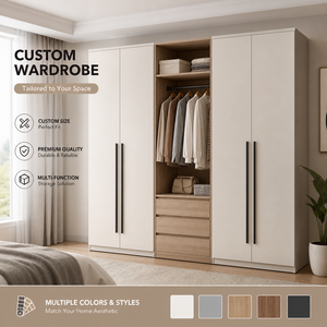 <span class=keywords><strong>Armadio</strong></span> Moderno Multifunzione su Misura con Illuminazione LED <span class=keywords><strong>per</strong></span> Camera da Letto, Mobile Personalizzato - Product Image 2