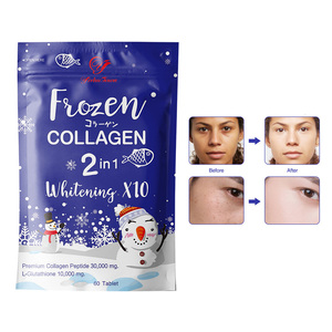 Colágeno Congelado 2 en 1, Medicinal para Blanquear la Piel, Paquete de 60 Tabletas, Elimina la <span class=keywords><strong>Melanina</strong></span>, Cápsulas de Belleza Blanqueadoras - Product Image 1