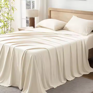 Sábanas de eucalipto, ropa de cama de refrigeración de <span class=keywords><strong>Lyocell</strong></span> sostenible para traviesas calientes, 100 seda como lino suave de Hotel, colección de 5 estrellas - Product Image 3