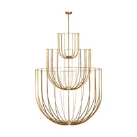 XINZHONG-Lámpara de techo de cobre para decoración interior moderna, lámpara colgante de latón