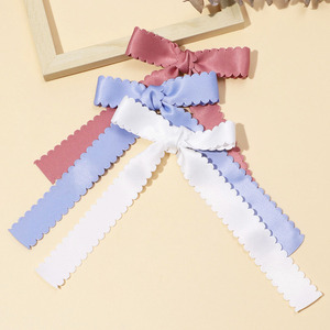 LRTOU, venta al por mayor, cinta de moda europea, pasador para bebé, accesorios personalizados para bebé, lazo grande suave para bebé, pinzas para el pelo para niñas - Product Image 2