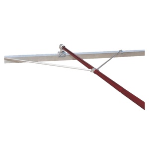 Thanh kiểm tra magiê đầu vuông 3500mm có giá đỡ, niềng răng và tay cầm - Product Image 1