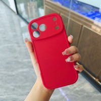 Nouvelle conception, style tendance, coque arrière antichoc en TPU souple, marque PRT, 4 couleurs, étui de téléphone pour 17ProMax/15 Pro Max/13/12