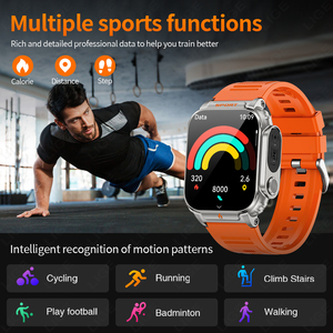 Montre intelligente LIGE BWP60 2 en 1 Briquet électronique Répondre aux appels Montre intelligente pour hommes Lecteur de musique Montre <span class=keywords><strong>d</strong></span>'extérieur IOS Android - Product Image 6