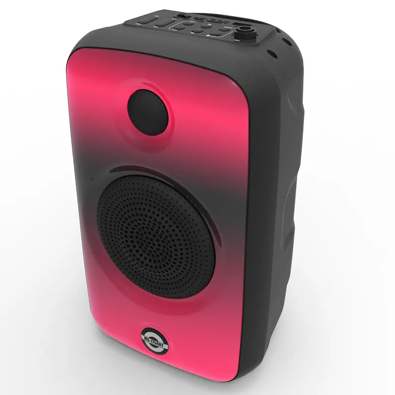 Мини сабвуфер Museeq PartyBox, аудиосистема с микрофоном и светодиодной подсветкой, уличные портативные беспроводные колонки с Bluetooth для вечеринок