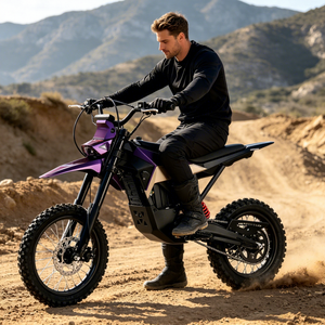 Motocicleta Eléctrica Profesional de Carreras Todoterreno, Resistente al Agua IPX6, Motor de Reducción, Función de Auto Wheelie, Motocross para Adultos - Product Image 5