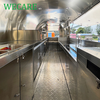 WECARE Mobile Taco Pizza Truck Imbissagen Foodtruck Remorque Café Crème Glacée Burger Fast Food Truck avec équipement de cuisine complet
