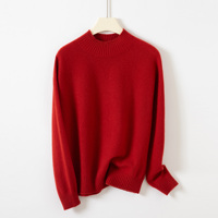 Nueva Tendencia 2026: Jersey de Cachemira 100% Pura con Cuello Alto, Helan Mt Ningxia 16.2um, Tejido Stoll, Lujo Discreto, Estilo Esquí, Rastreable, Probado en Laboratorio