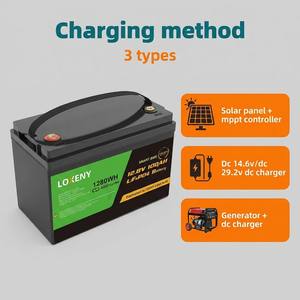 Baterai Solid State Loxeny 12.8V 60Ah LiFePO4 768Wh Deep Cycle dengan Smart BMS 6000 Siklus untuk Solar/RV/Off-Grid - Product Image 6