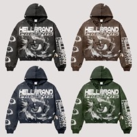 Sweat-shirts à capuche personnalisés pour hommes, 600 g/m², imprimés numériquement, par les fabricants de sweats à capuche tendance