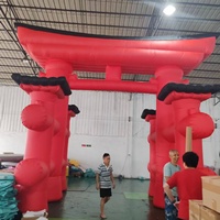 Arche de décoration gonflable Torii japonaise personnalisée pour festival, fête ou événement