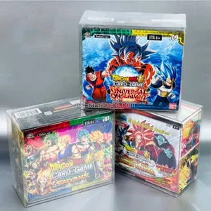 TCG Hot Sales Dragon Ball Figures Acrylic Protect Box New Design Dragon Ball Booster Box Acrylic Display Case With Strong Magnet