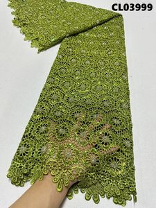 Nouvelle conception 2024 Tissu de dentelle africaine Nylon Polyester Spandex Dentelles Tissus pour femmes - Product Image 3