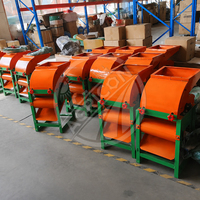 Décortiqueuse de maïs 2kW avec éplucheur, 1500kg/h, moteur électrique monophasé 220V, haute productivité, pour la transformation des aliments pour volailles et l'agriculture