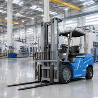 Forklift Listrik Lithium Liftron CPD40D 4000kg dengan Ban Solid Berkinerja Torsi Tinggi untuk Transfer Material Industri