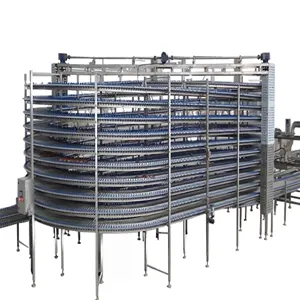 New Spiral Cooling Tower For Bread / Cake /Pastry /Pita / Pizza Hamburger /Toast /Bakery/Pet Food