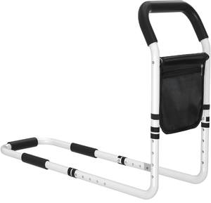 <b>Bed</b> Rails for Elderly Adults Safety-With Motion Light & Storage <b>Pocket</b> <b>Bed</b> Safety Rails for Seniors - Product Image 1