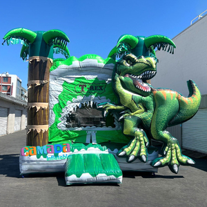 Castillo Inflable Comercial con Diseño de Dinosaurio, Castillo Inflable con Forma de Tiranosaurio Rex, Castillo Inflable para Niños, Alquiler para Fiestas - Product Image 2