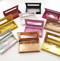 Vente en gros, boîte d'emballage pour ongles par pression, vendeur de cils, boîte de cils personnalisée