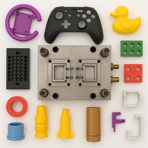 Moldes de Acero para Pistolas de Juguete de la Marca Booster, Superficie Pulida, Moldeo por Inyección, Tamaño Personalizado, Molde para Vehículos, Diseño de Línea de Partición de Plástico - Product Image 3