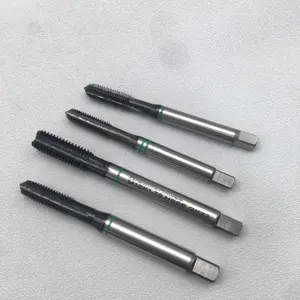 DIN standard straight flute HSS-PM machine M6 thread tapping taps for through holes of cast iron